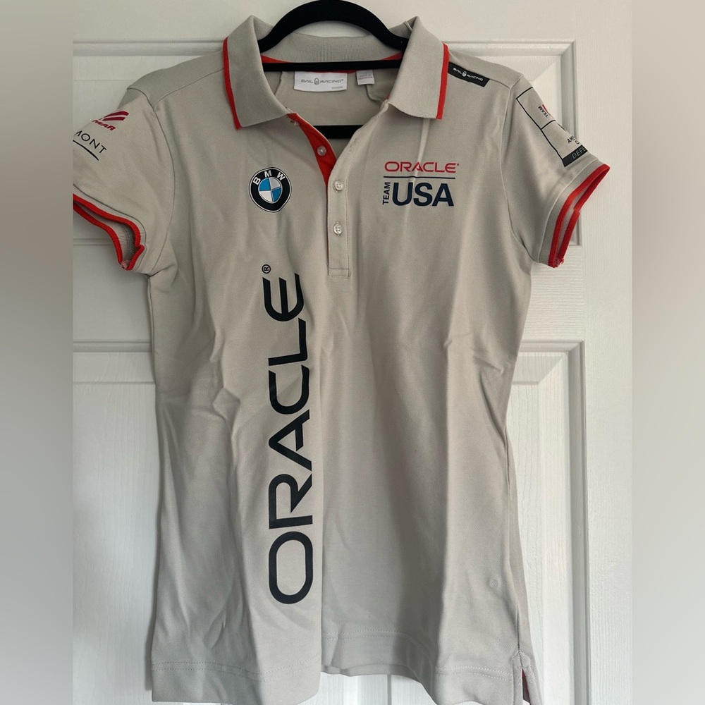 NWT Sail Racing grey polo shirt women’s M